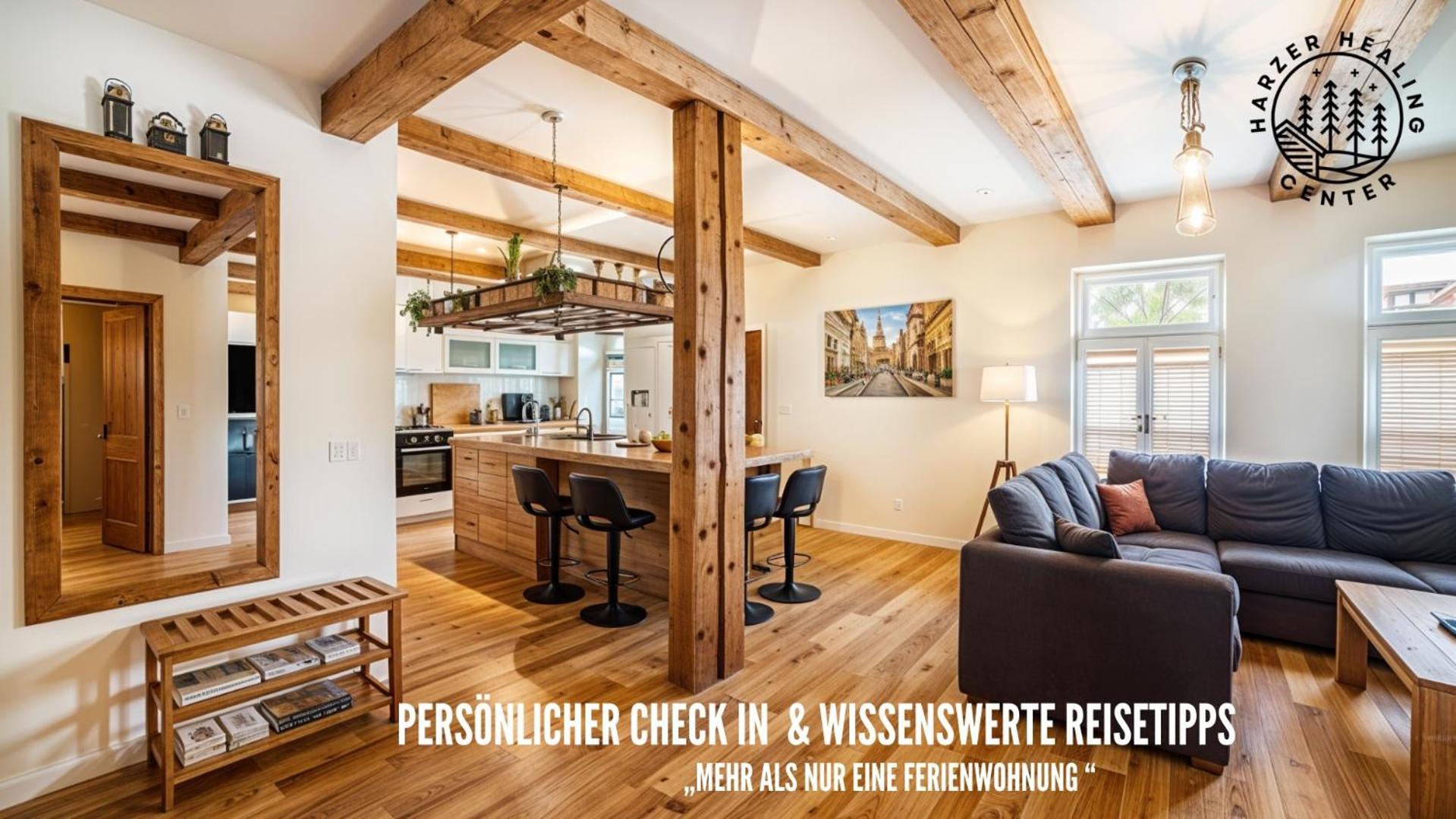 Harzer Healing Center 2024 Gemuetliche Landhauswohnung Mit Fussbodenheizung,Xxl Kochinsel,Xxl Regenduschen,Modern,Hochwertig,Persoenlich,Vollausgestattet เอลบิงเงอโรเดอ ภายนอก รูปภาพ