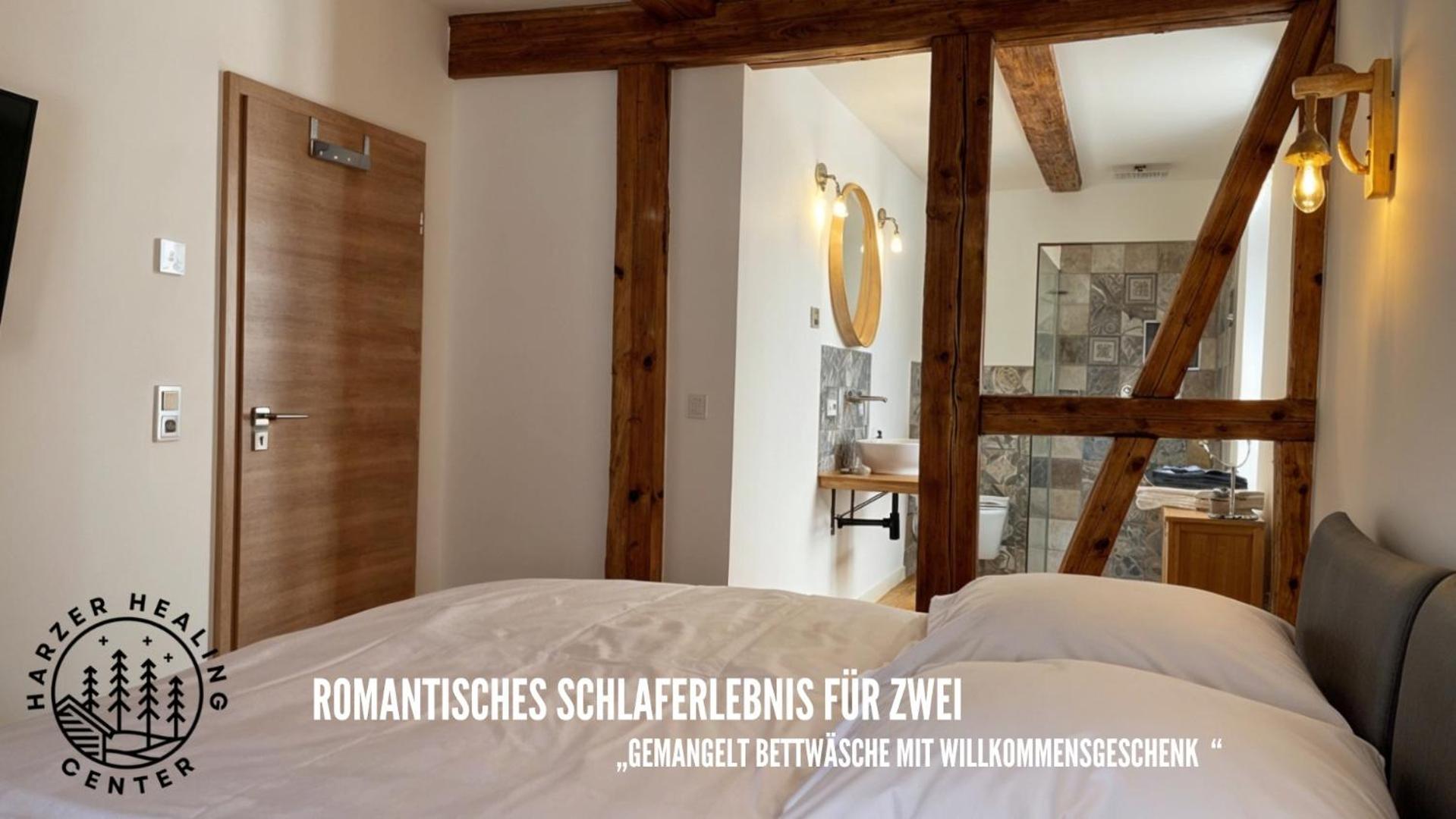 Harzer Healing Center 2024 Gemuetliche Landhauswohnung Mit Fussbodenheizung,Xxl Kochinsel,Xxl Regenduschen,Modern,Hochwertig,Persoenlich,Vollausgestattet เอลบิงเงอโรเดอ ภายนอก รูปภาพ