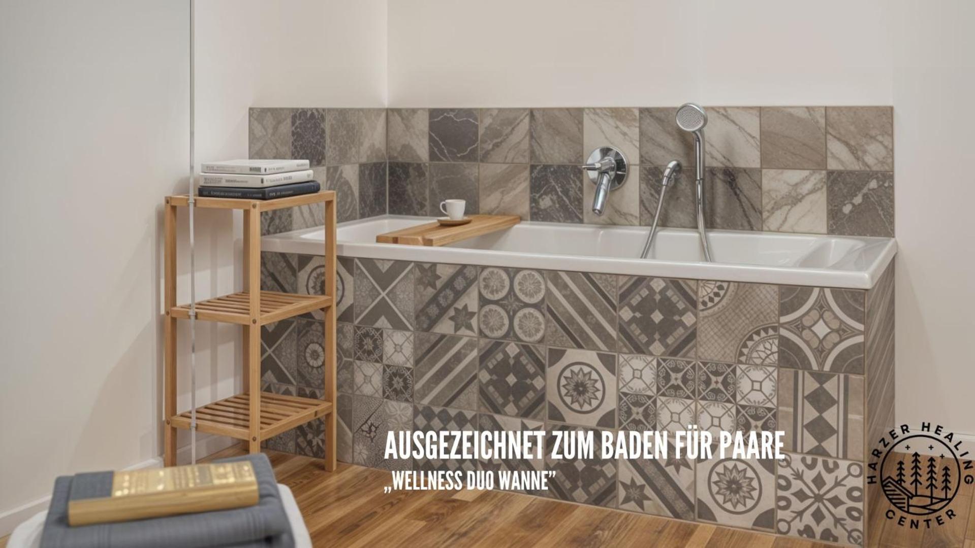 Harzer Healing Center 2024 Gemuetliche Landhauswohnung Mit Fussbodenheizung,Xxl Kochinsel,Xxl Regenduschen,Modern,Hochwertig,Persoenlich,Vollausgestattet เอลบิงเงอโรเดอ ภายนอก รูปภาพ